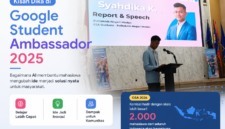 Kisah Dika di Google Student Ambassador 2025 menunjukkan bagaimana AI membantu mahasiswa menciptakan inovasi nyata dari kampus hingga masyarakat.( Poto : Tril Polmed )