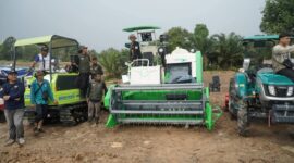 Gubernur Jambi mendukung program Cetak Sawah Rakyat 2026 untuk meningkatkan produksi padi dan memperkuat ketahanan pangan di Provinsi Jambi.( Poto : Diskominfo Provinsi Jambi )