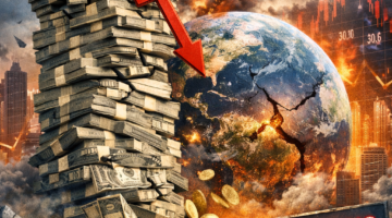 Utang Amerika Serikat terus meningkat dan memicu kekhawatiran ekonomi global. Simak dampaknya terhadap stabilitas keuangan dunia. ( Ilustrasi Poto : AI )