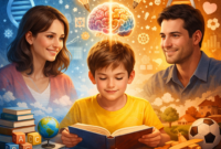 Ibu disebut lebih dominan menentukan kecerdasan anak secara genetik, namun ayah dan lingkungan tetap berperan penting dalam perkembangan anak.( Ilustrasi Poto :AI )