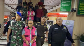 Penyidik Pidana Khusus di Kejaksaan Tinggi Jambi terus mengusut dugaan korupsi pengadaan lahan untuk pembangunan jalan menuju Pelabuhan Ujung Jabung. ( Poto : JAMBIUPDTAE.CO )