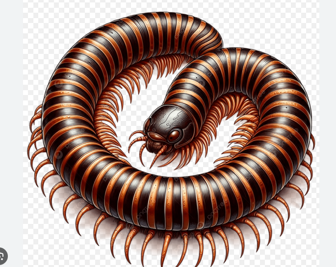 Kaki seribu sering masuk rumah karena lingkungan lembap dan gelap. Ketahui penyebabnya serta cara efektif mencegah kaki seribu masuk ke dalam rumah.( Poto : dok.Pngtree )