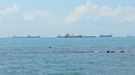 Selat Malaka menjadi jalur perdagangan dan energi dunia yang vital dengan arus kapal tinggi, risiko keamanan, serta peran penting bagi ekonomi global. ( Poto : Liputan6.com )