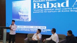 Gubernur Al Haris Hadiri Bedah Buku Babad Alas di Universitas Jambi 9 Poto : Diskominfo Provinsi Jambi )