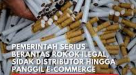 Bea Cukai menggagalkan pengiriman rokok ilegal Banyuwangi sebanyak 6,5 juta batang. Negara terancam rugi miliaran rupiah akibat tanpa cukai. ( Poto : dok. ig @idx_channel )