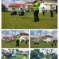 Ditlantas Polda Jambi menggelar SISPAMKOTA di Mapolresta Jambi dengan ratusan personel untuk menjaga keamanan, ketertiban, serta kelancaran.( Poto : MITRARIAU.com ).