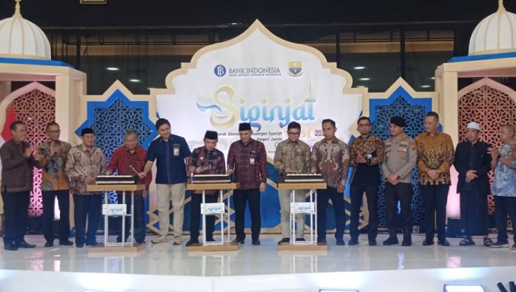 SIGINJAI Fest 2026 di Jambi memperkuat ekonomi syariah melalui sinergi BI, pemerintah, dan UMKM.( Poto : Sinar Jambi ).