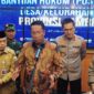 Menteri Hukum Republik Indonesia, Supratman Andi Agtas, meresmikan 1.585 Pos Bantuan Hukum (Posbankum) yang tersebar di seluruh desa dan kelurahan di Jambi pada Selasa (28/04/2026).( Poto : JERNIH.ID ).