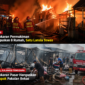 Ilustrasi Kebakaran permukiman dan pasar di Jambi dan Muna hanguskan rumah serta lapak, satu lansia tewas dan polisi selidiki penyebab.( Poto : AI )