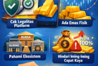 Bos Bappebti Ungkap 5 Tips Aman Investasi Emas Digital ( Poto : AI )