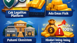 Bos Bappebti Ungkap 5 Tips Aman Investasi Emas Digital ( Poto : AI )