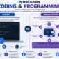 Ketahui perbedaan coding dan programming secara lengkap, mulai dari pengertian, ruang lingkup, hingga contoh penerapannya dalam dunia teknologi dan pengembangan software. ( AI )