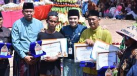 Pemerintah Kota Jambi menggelar Sedekah Bumi Kebun Bohok 2026 dalam rangka HUT Kota Jambi ke-80.( Poto : Akses Jambi ).