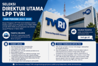 Seleksi Dirut TVRI 2026 resmi dibuka. Simak syarat umum dan ketentuan bagi pelamar, termasuk PNS yang ingin mengikuti seleksi.