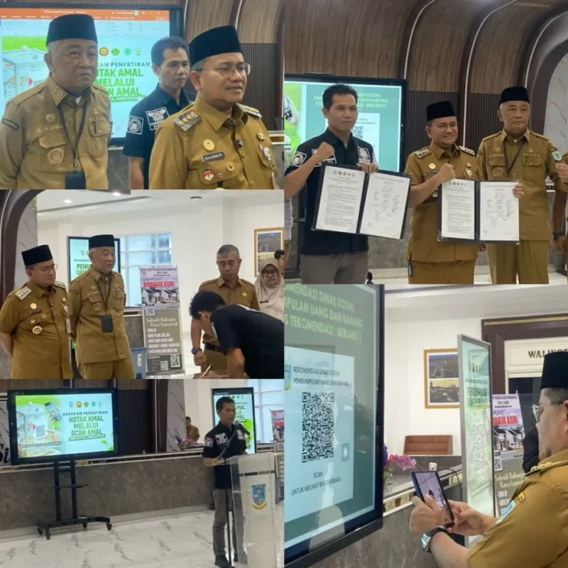 Polda Jambi dukung sistem scan barcode donasi untuk tingkatkan transparansi dan tertibkan kotak amal ilegal di ruang publik.( Poto : NEWSLAN ).