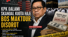 KPK Dalami Dugaan Skandal Kuota Haji, Bos Maktour Disorot ( Poto : AI )