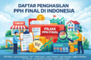 Direktorat Jenderal Pajak menetapkan berbagai jenis penghasilan yang dikenakan PPh final, mulai dari UMKM, investasi, hingga properti. Simak daftar lengkapnya di sini. ( Poto : AI )