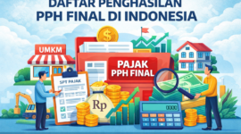 Direktorat Jenderal Pajak menetapkan berbagai jenis penghasilan yang dikenakan PPh final, mulai dari UMKM, investasi, hingga properti. Simak daftar lengkapnya di sini. ( Poto : AI )