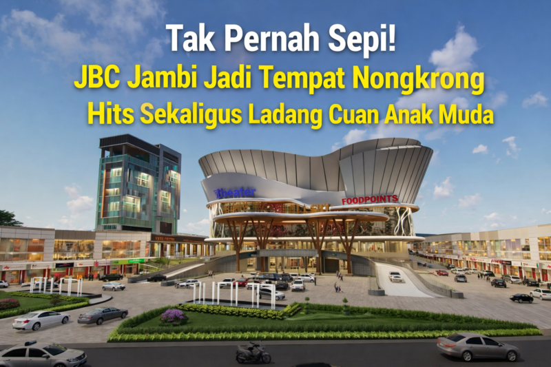 JBC Jambi semakin ramai sebagai tempat nongkrong hits sekaligus ladang kerja bagi anak muda. ( Poto :  Batamnews)