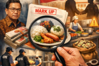 Transparency International Indonesia menyoroti risiko korupsi dalam program Makan Bergizi Gratis (MBG). KPK juga menemukan potensi penyimpangan. ( Ilustrasi Poto : AI )