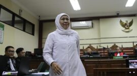 Jatim Tiga Kali OTT KPK, Khofifah Perkuat Pencegahan Korupsi ( Poto : dok.ANTARA/Umarul Faruq )