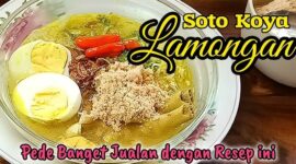 Cara membuat koya soto Lamongan yang gurih dan renyah dengan bahan sederhana. Ikuti langkah mudah agar koya tahan lama dan tidak melempem.( Poto youtube :  Dapur Kue Sabine )