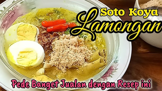 Cara membuat koya soto Lamongan yang gurih dan renyah dengan bahan sederhana. Ikuti langkah mudah agar koya tahan lama dan tidak melempem.( Poto youtube :  Dapur Kue Sabine )