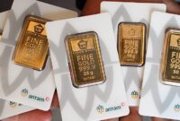 Harga emas Antam hari ini kembali turun menjadi Rp 2.805.000 per gram. Simak rincian lengkap harga dan buyback emas terbaru. ( Poto : Universitas Muhammadiyah Jakarta )