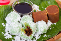 Klepon Pandan Anti Gagal: Lembut, Kenyal, dan Isian Lumer! ( Poto : Arenga Indonesia ).