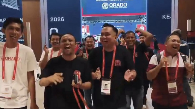 Kontingen Orado Jambi tampil gemilang di Kejurnas Domino 2026 dan berhasil melaju ke babak perempat final kategori senior dan junior.( Poto : infojambi.com).