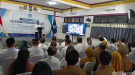 Kemendikdasmen buka pelatihan 1.500 guru pendidikan khusus 2026 untuk atasi kekurangan guru ABK dan perkuat pendidikan inklusif di Indonesia. ( Poto : detikcom/ Trisna Wulandari )