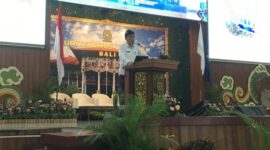 Sekretaris Jenderal Kemdiktisaintek, Badri Munir Sukoco, mengungkapkan bahwa lembaga pendidikan setiap tahun menghasilkan ratusan ribu lulusan kependidikan.( Poto : detikbali/ fabiola Dianira ).