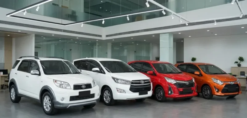 Mobil Toyota Bekas di Bawah Rp100 Juta Masih Diburu Konsumen di Pasar Mobil Bekas ( Poto :dok, moladin )