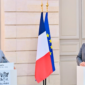 Prabowo Subianto Bertemu Emmanuel Macron di Paris( Poto : Presiden Republik Indonesia ).