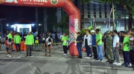 Balap Lari Bahagia Jambi jadi salah satu acara yang paling ramai dalam rangka HUT ke-80 Pemerintah Kota Jambi( Poto : jambiprima.com).