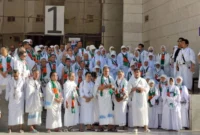 Kemenhaj melarang jemaah haji Indonesia mengikuti ziarah dan city tour sebelum fase Armuzna demi menjaga kesehatan dan kesiapan ibadah haji.( Poto : HIMPUH NEWS ).