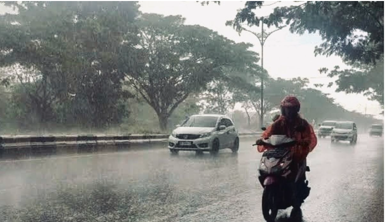 BMKG memprakirakan cuaca di Jambi pada 11 Mei 2026 didominasi hujan ringan di berbagai wilayah seperti Kerinci, Muaro Jambi, dan Kota Jambi.( ilustrasi Poto : Kompas.com ).