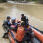 Tim SAR gabungan melakukan pencarian Yahya (57) yang diduga hilang di Sungai Batang Mesumai. ( Poto : Akses Jambi ).