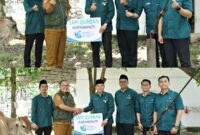 Karyawan/Karyawati Perumda Tirta Mayang Qurban 22 ekor sapi di Kota Jambi ( Poto : jambiekspres.co.id ).