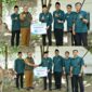 Karyawan/Karyawati Perumda Tirta Mayang Qurban 22 ekor sapi di Kota Jambi ( Poto : jambiekspres.co.id ).