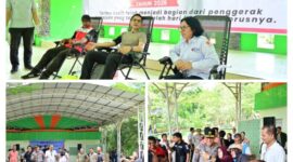 Peringatan Hari Buruh Internasional (May Day) 2026 di Provinsi Jambi berlangsung aman, tertib, dan penuh kebersamaan.( Poto : MITRA MABES).