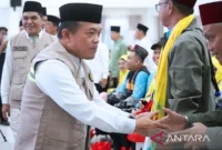 Anggaran Haji Jambi Naik Jadi Rp40 Miliar, Pemprov Tanggung Lonjakan Biaya Avtur Demi Kelancaran Jamaah. ( Poto : ANTARA ).