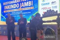 Pemprov Jambi memperkuat sinergi dengan Inkindo untuk mempercepat pembangunan daerah melalui peran konsultan profesional dalam proyek strategis.( Poto : ANTARA ).