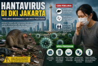 Kasus penularan Hantavirus di DKI Jakarta menjadi perhatian publik. Simak informasi mengenai penularan antarmanusia serta upaya pencegahanya.( Ilustrasi Poto : chatGPT ).