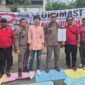 Puluhan massa yang menggelar aksi unjuk rasa Tebo mendatangi Kantor Kejaksaan Negeri Tebo, Kamis (21/5/2026)( Poto : JambiPrima.com ).