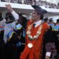 Wisuda ke-123 dan Dies Natalis ke-63 ini menjadi momentum penting bagi UNJA.( Poto : jambilink.id)