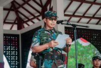 Brigjen TNI Nyamin, Program Karya Bakti TNI AD mulai berjalan di Kabupaten Sarolangun, Jambi, Jumat (29/5/2026).