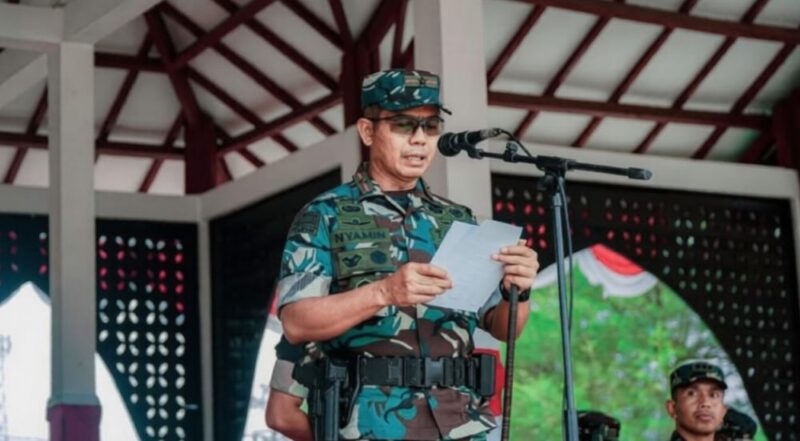 Brigjen TNI Nyamin, Program Karya Bakti TNI AD mulai berjalan di Kabupaten Sarolangun, Jambi, Jumat (29/5/2026).