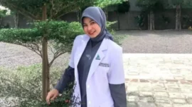 Myta Aprillia Azmi menjalani program internship di RSUD KH Daud Arif sebelum meninggal dunia pada Jumat (1/5/2026). ( Poto : tvonenews.com).