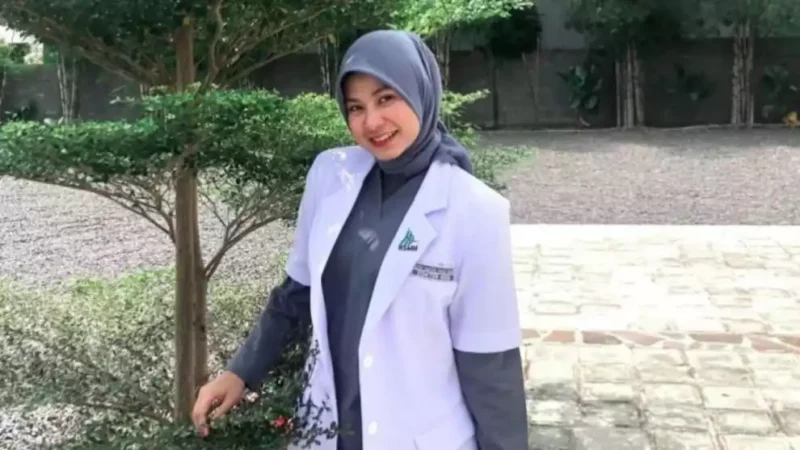Myta Aprillia Azmi menjalani program internship di RSUD KH Daud Arif sebelum meninggal dunia pada Jumat (1/5/2026). ( Poto : tvonenews.com).